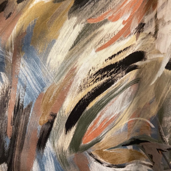 Vintage Blair Long Sleeve Brushstroke Blouse Size S - Picture 7 of 7